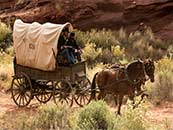 西部世界荒漠中的馬車超清唯美桌面壁紙圖片