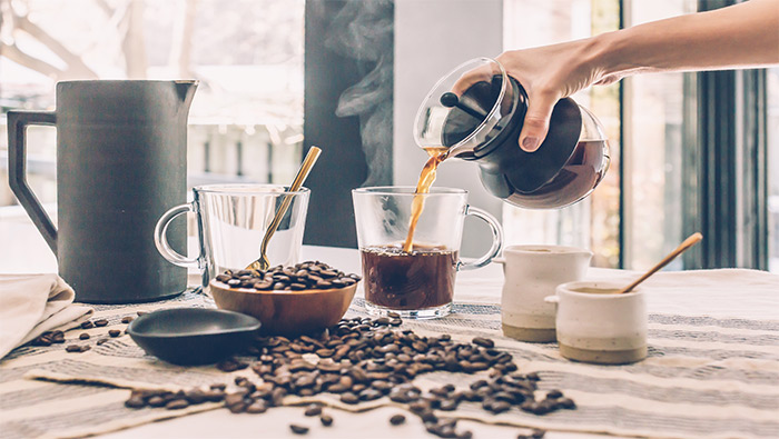 咖啡与咖啡豆的故事超清唯美桌面壁纸图片