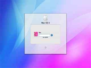 苹果登陆界面-Mac OS X Logon