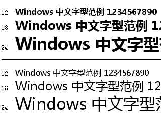 微軟雅黑字體 0.7
