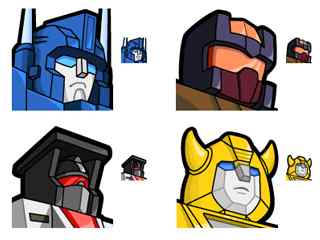 机器人头像图标-Transformers X Vol. 2