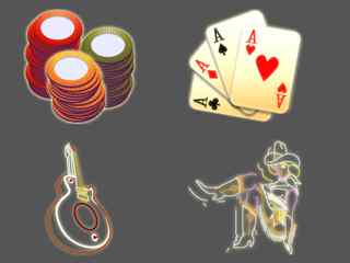 赌场娱乐图标-Las Vegas Icons