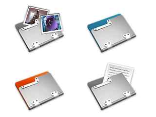 金属文件夹图标-Titanium Folders