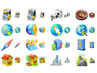 商业时代图标-Business Vista icons