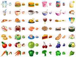 食物桌面图标-Food Icon Library