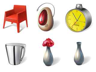 红色家具图标-Philippe Starck