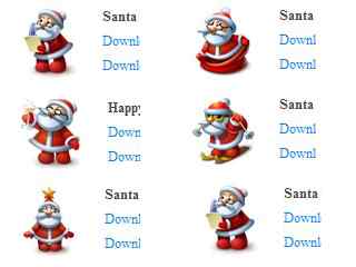 滑稽圣诞老人图标-Santa Claus