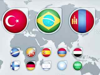 国旗图案图标-World Flag icons