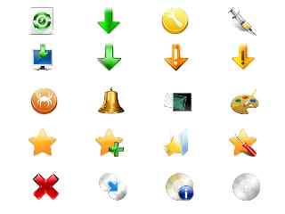 水晶箭头图标-Crystal Clear Actions icons