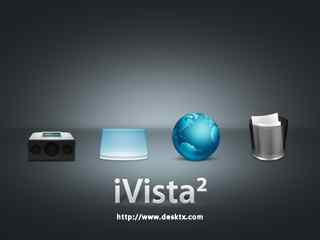 蓝色金属套装图标-IVISTA ICON PACK 2