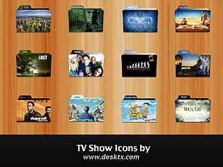 影视文件夹图标 - TV Show Icons 1
