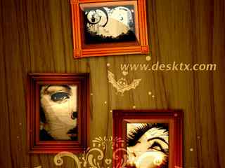 木质画像、相框图标 - Wall Portrait