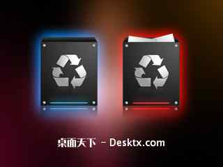 黑色回收站图标 - xinzhitan14 new recycle bin