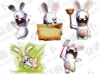 3D流氓兔图标