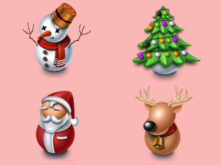 圣诞老人系列图标-Christmas Icons 2