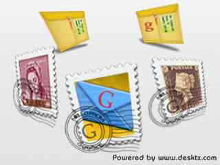 邮票桌面图标-Gmail Icons