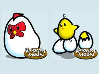 抽象卡通图标-Harvest Moon