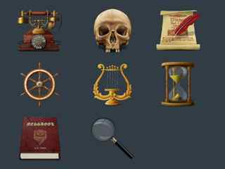 海盗系列桌面图标-Outdated icons