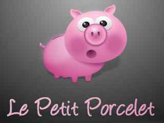 粉色卡通猪PNG图标