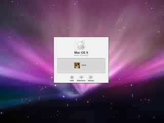 苹果登陆界面-Logon Mac OS X Leopard
