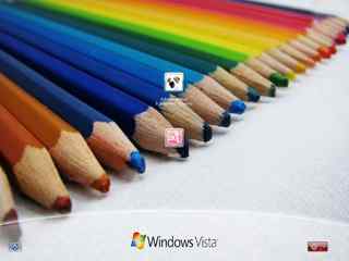 彩色铅笔登陆界面-Pencil Crayon Logon for XP