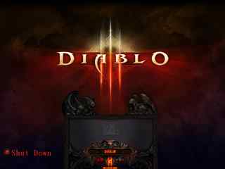 游戏登陆界面-Diablo III logonxp