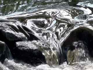 流动的水桌面屏保-Mercury Falls