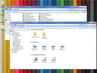 蓝色经典Windows 7电脑主题-7 for Xp