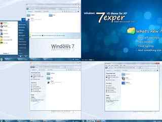 时尚清爽电脑主题7exper-Windows 7 VS for XP