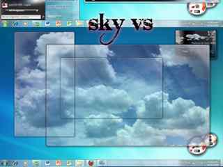 蓝色天空清爽主题-Sky vs for Windows 7