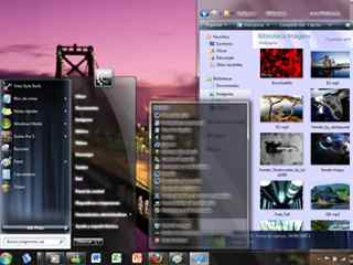 灰色Windows 7主题 -Nightfall for Windows 7