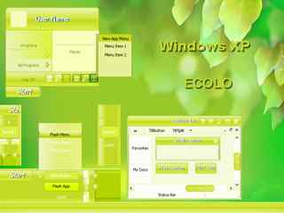 绿色养眼主题 Visual Style XP Ecolo