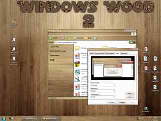 木質紋理Windows主題