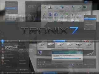 灰色桌面主题-TRONIX 7