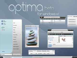 银灰色淡雅主题-Optima beta for Vista