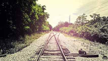 寂寞的铁路壁纸 - 那些年，我们一起追的女孩（by OwenB23）