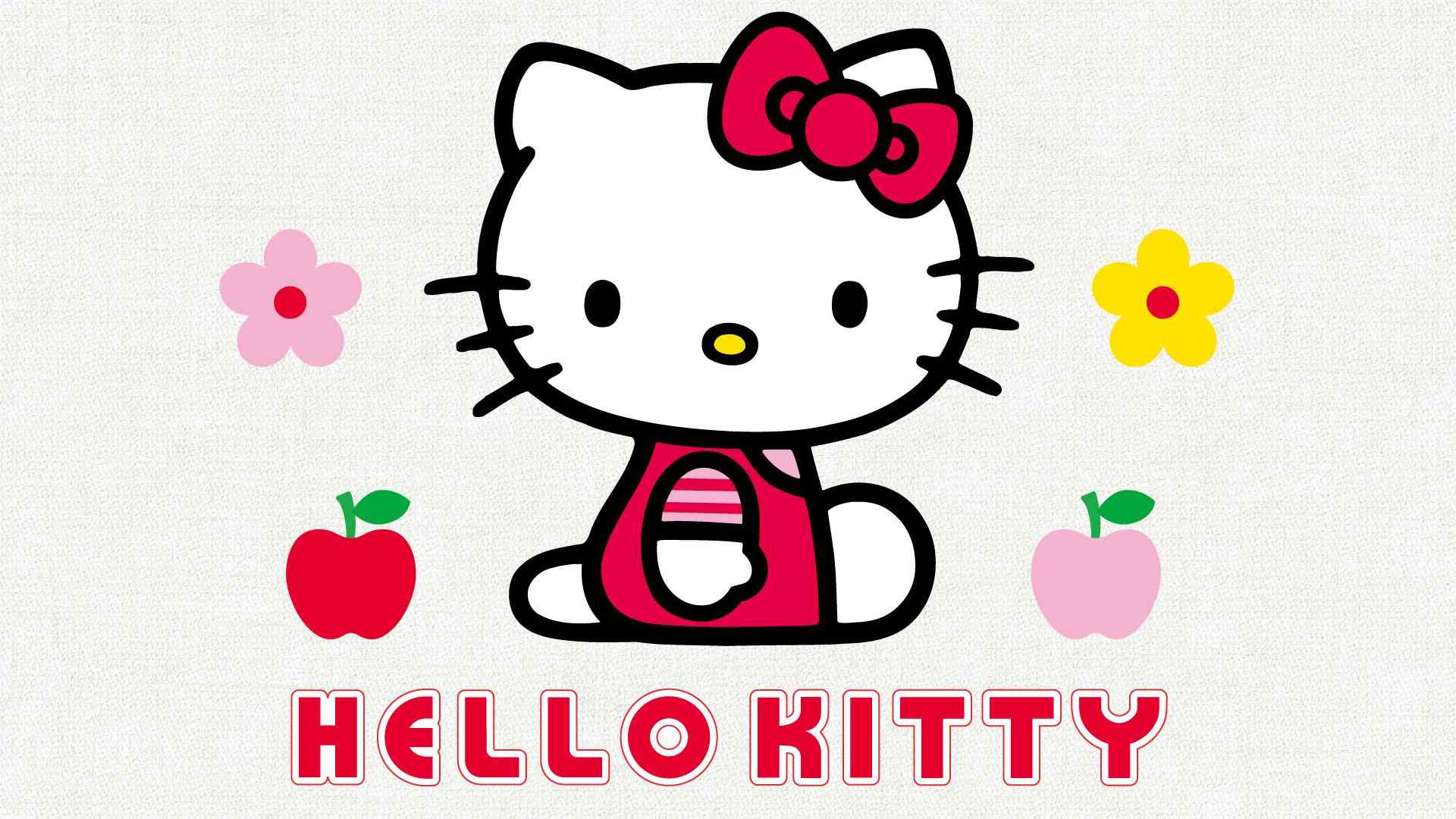 Hello Kitty可爱卡通高清桌面壁纸