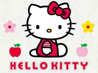 Hello Kitty可爱卡通高清桌面壁纸