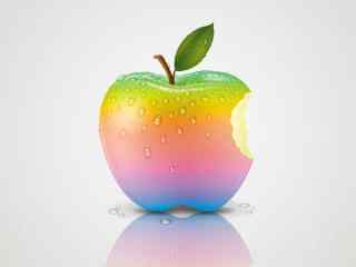 3D彩色苹果壁纸