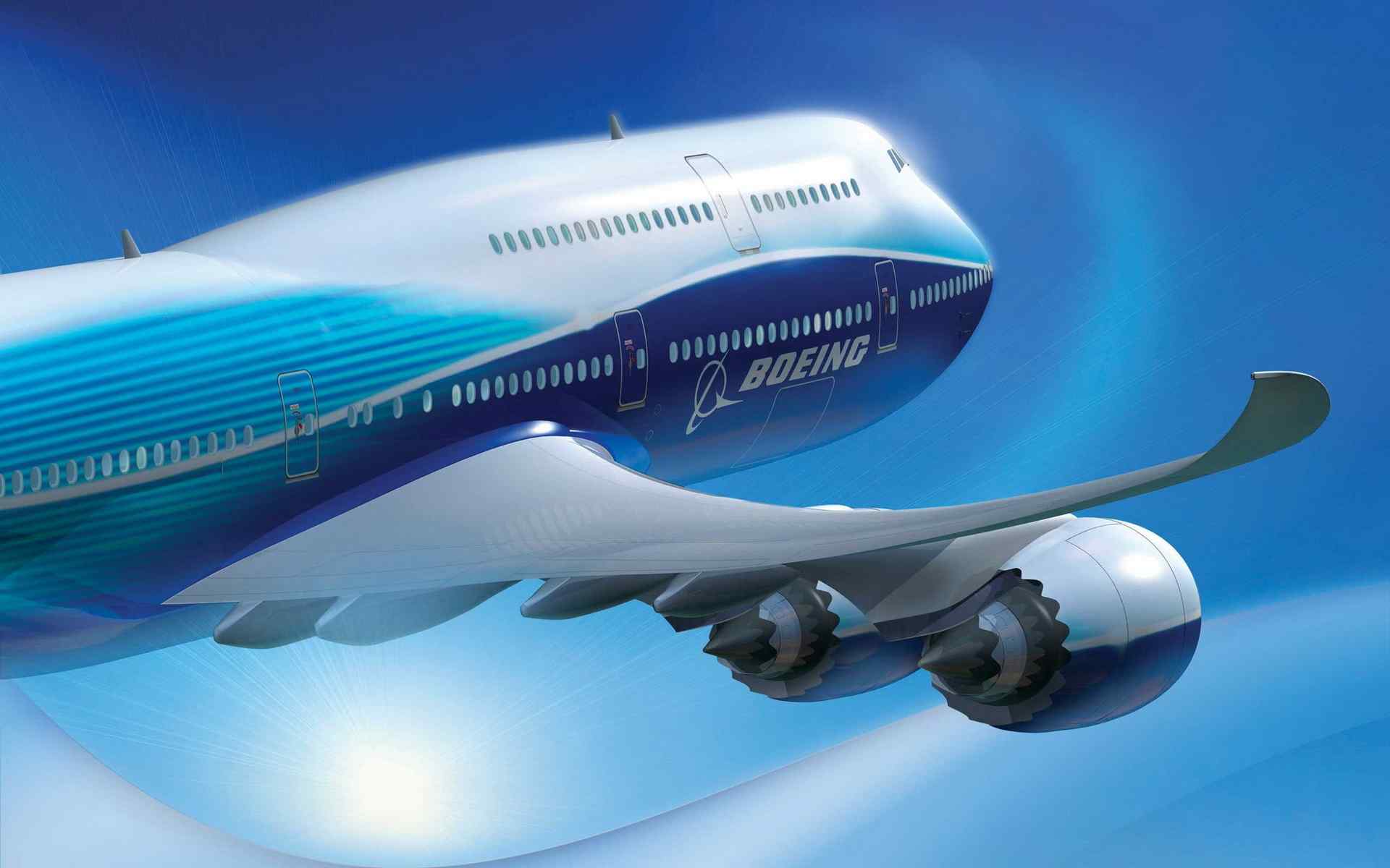 波音空客A380高清桌面壁纸