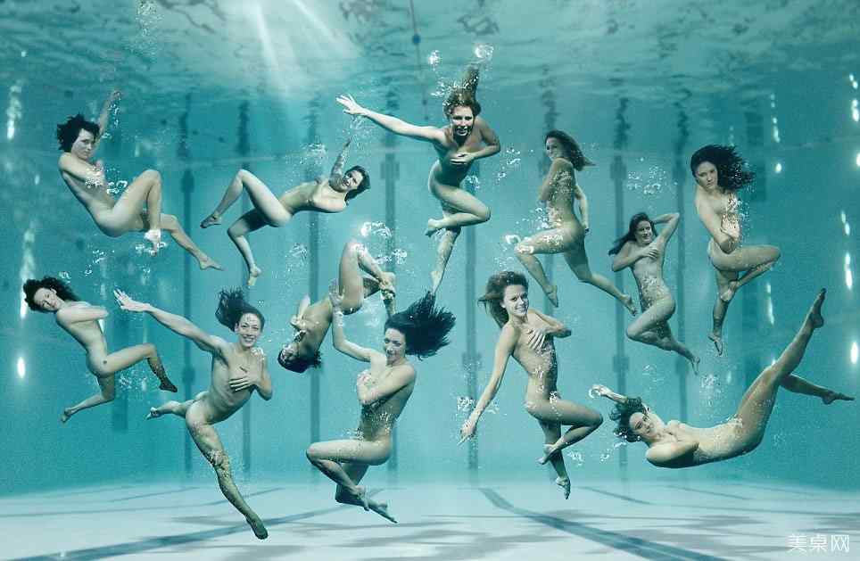 英国12名参加伦敦奥运会的水上项目美女运动员水下裸照