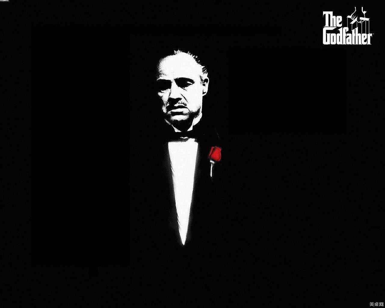 教父（The Godfather）高清纯黑壁纸