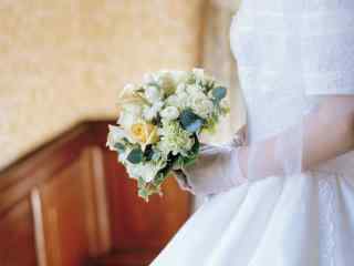 幸福桌面壁纸之新娘捧花