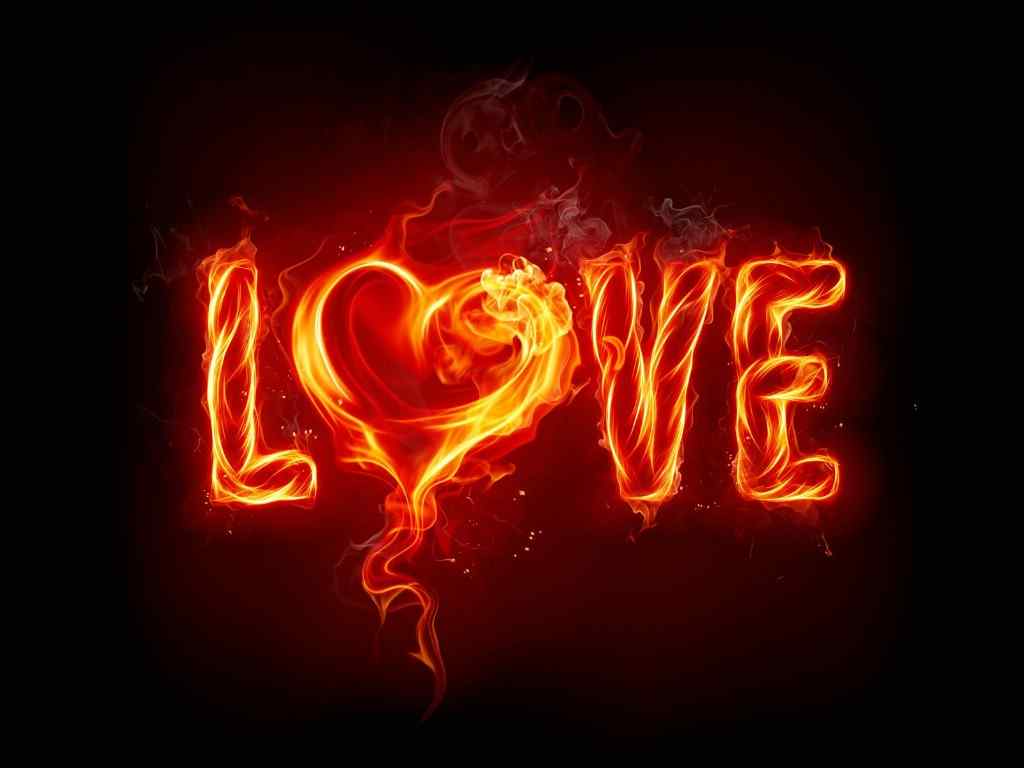 火焰桌面壁纸之LOVE爱