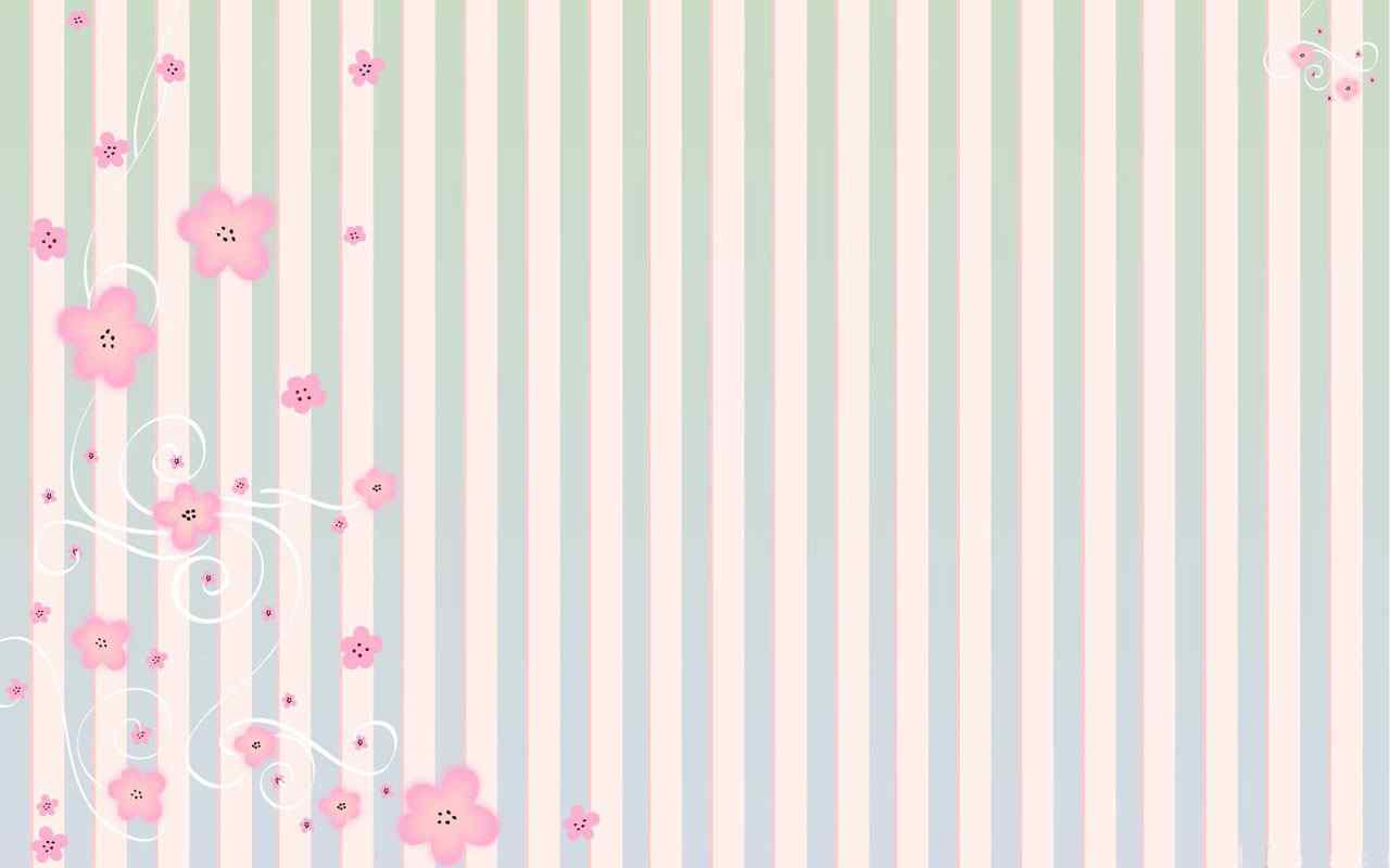 最新可爱桌面壁纸之粉色小花
