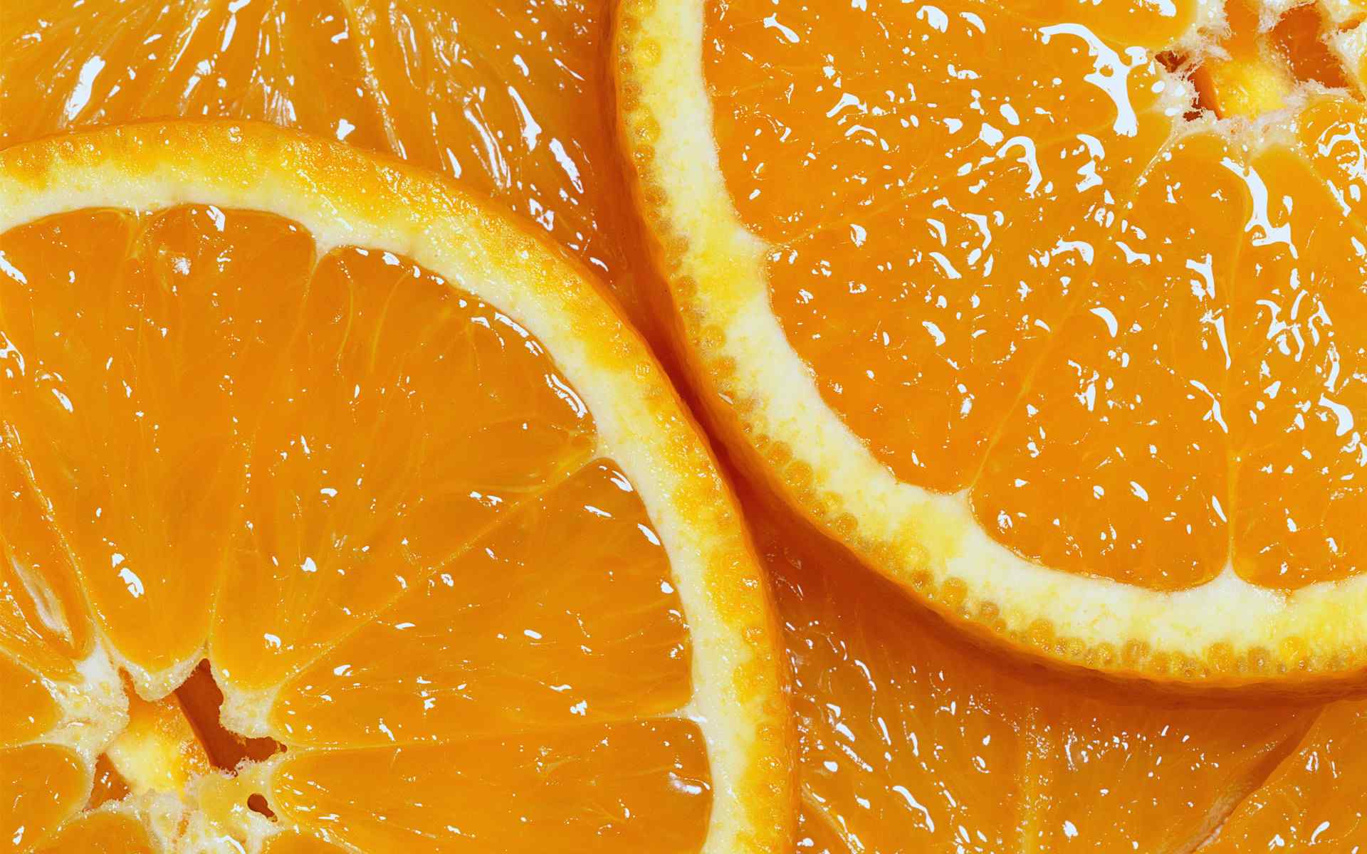 水果高清桌面壁纸之诱人的鲜橙