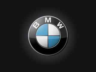 宝马BMW黑色标志汽车桌面壁纸