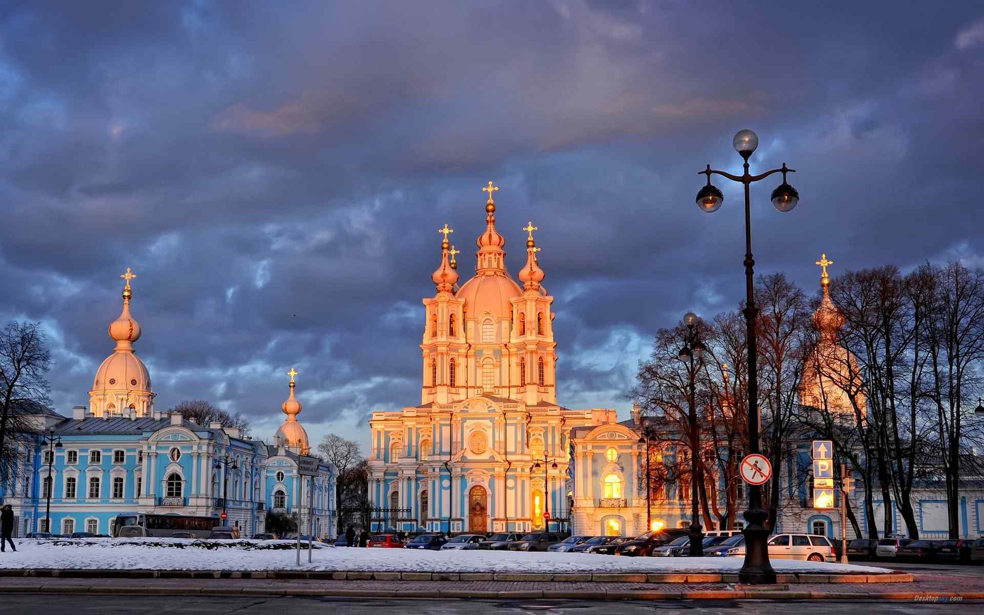俄罗斯圣彼得堡唯美风景高清桌面壁纸