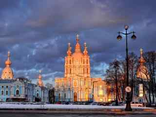 俄罗斯圣彼得堡唯美风景高清桌面壁纸