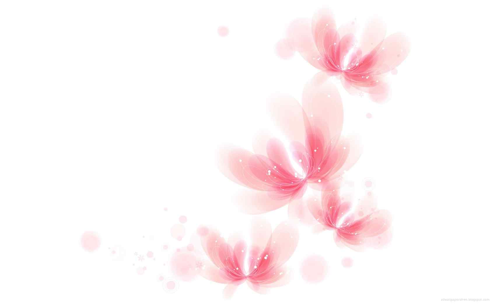 淡雅图片桌面壁纸之粉色小花